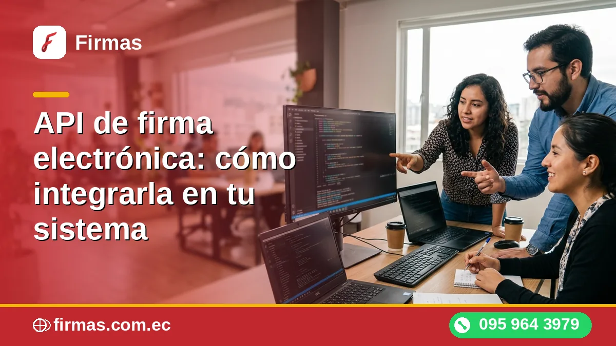 API de firma electrónica: cómo integrarla en tu sistema