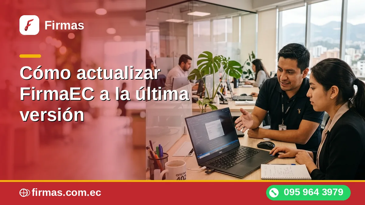 Cómo actualizar FirmaEC a la última versión