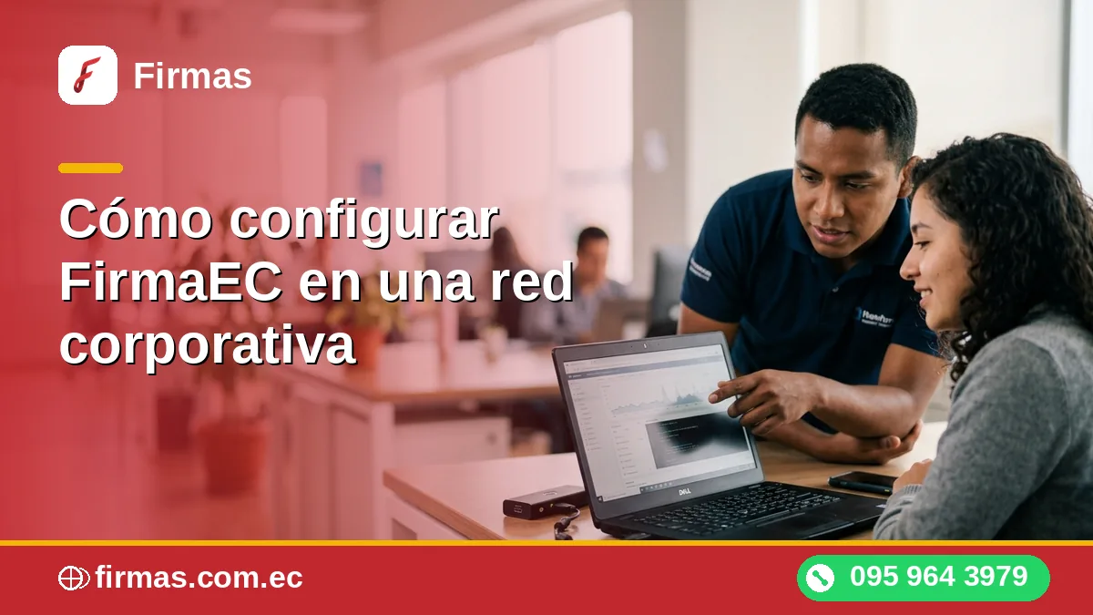 Cómo configurar FirmaEC en una red corporativa