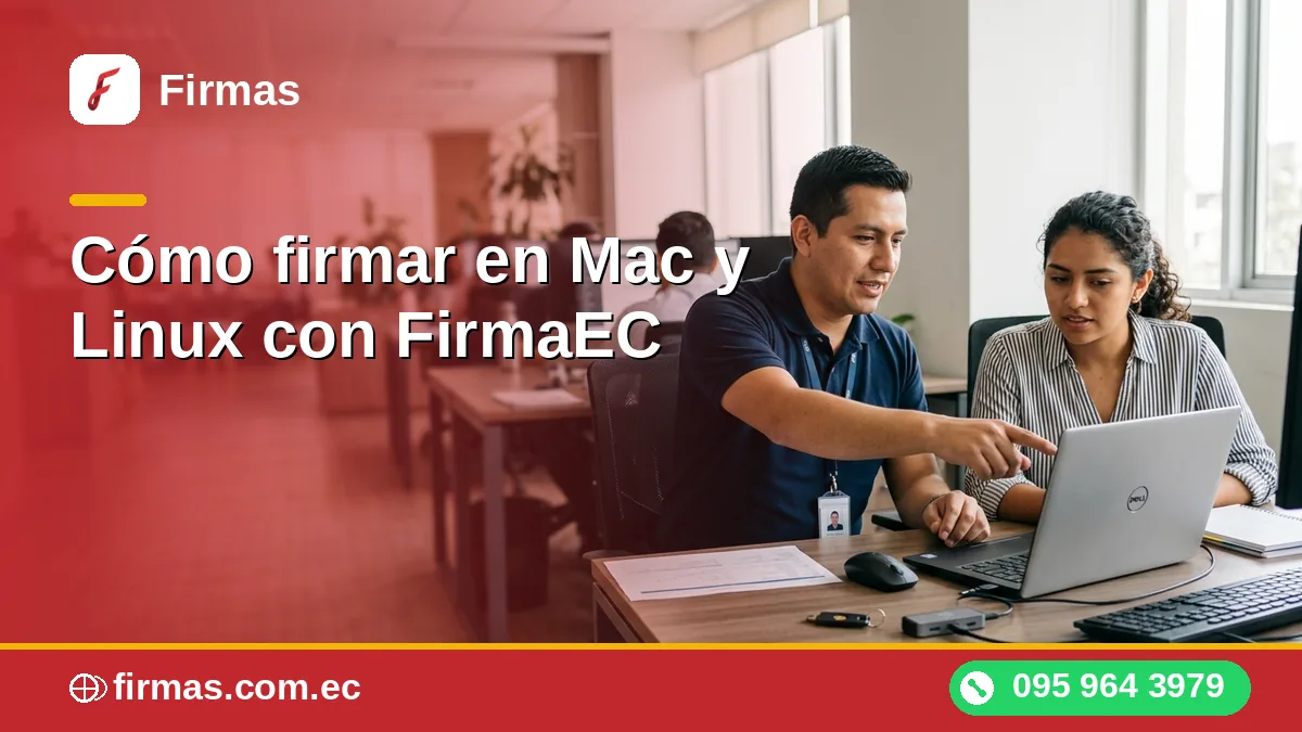 Cómo firmar en Mac y Linux con FirmaEC