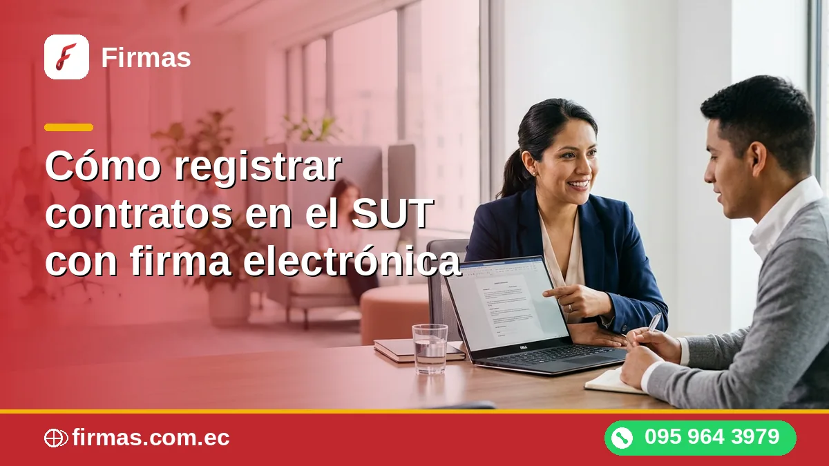 Cómo registrar contratos en el SUT con firma electrónica