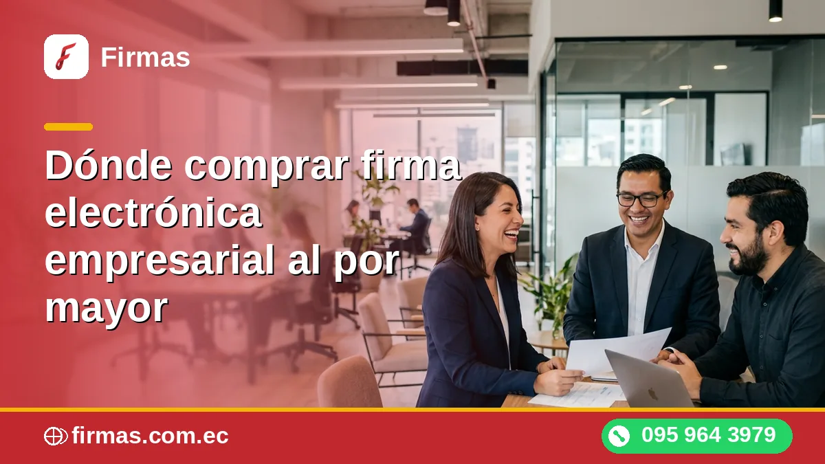 Dónde comprar firma electrónica empresarial al por mayor