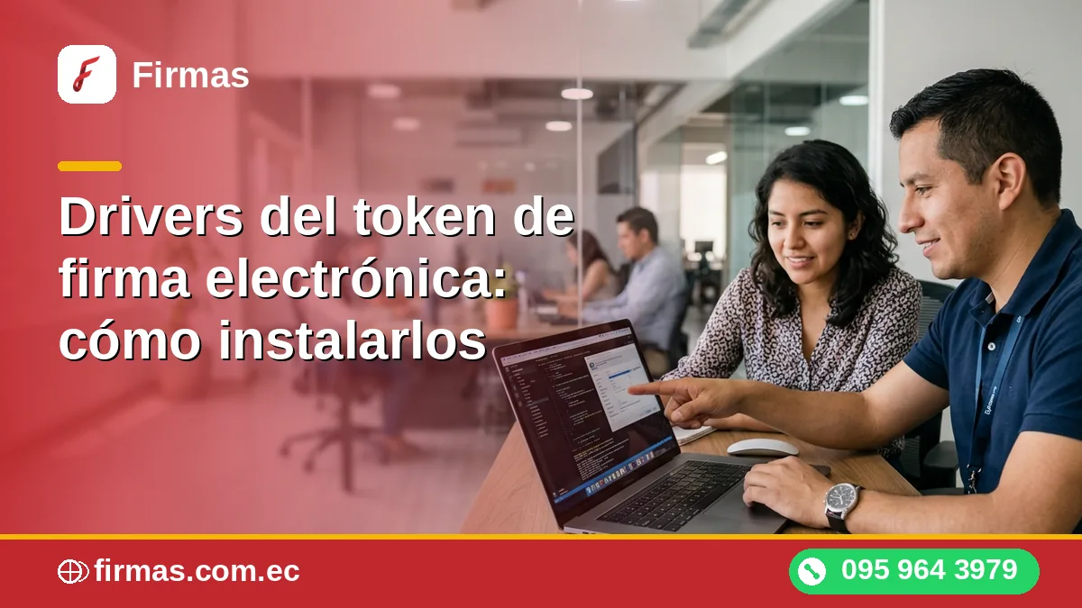 Drivers del token de firma electrónica: cómo instalarlos