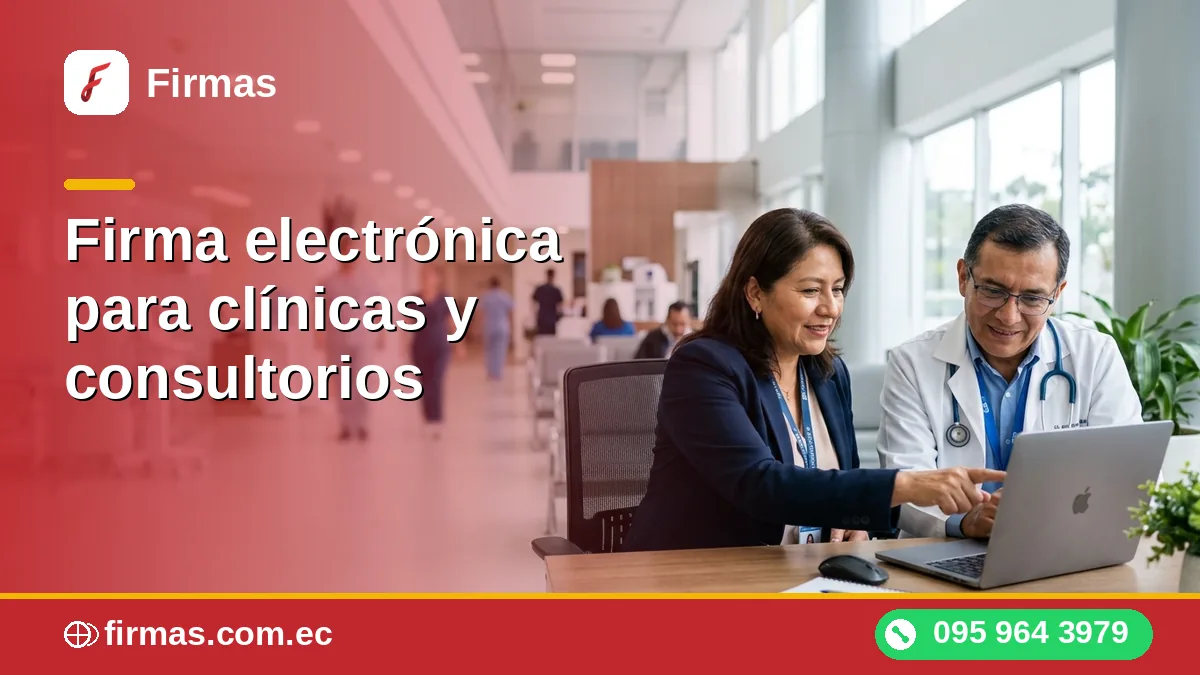 Firma electrónica para clínicas y consultorios