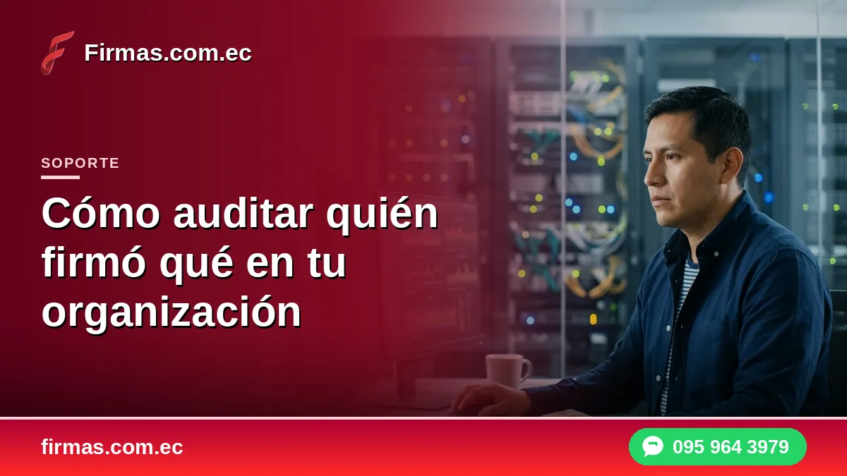 Cómo auditar quién firmó qué en tu organización