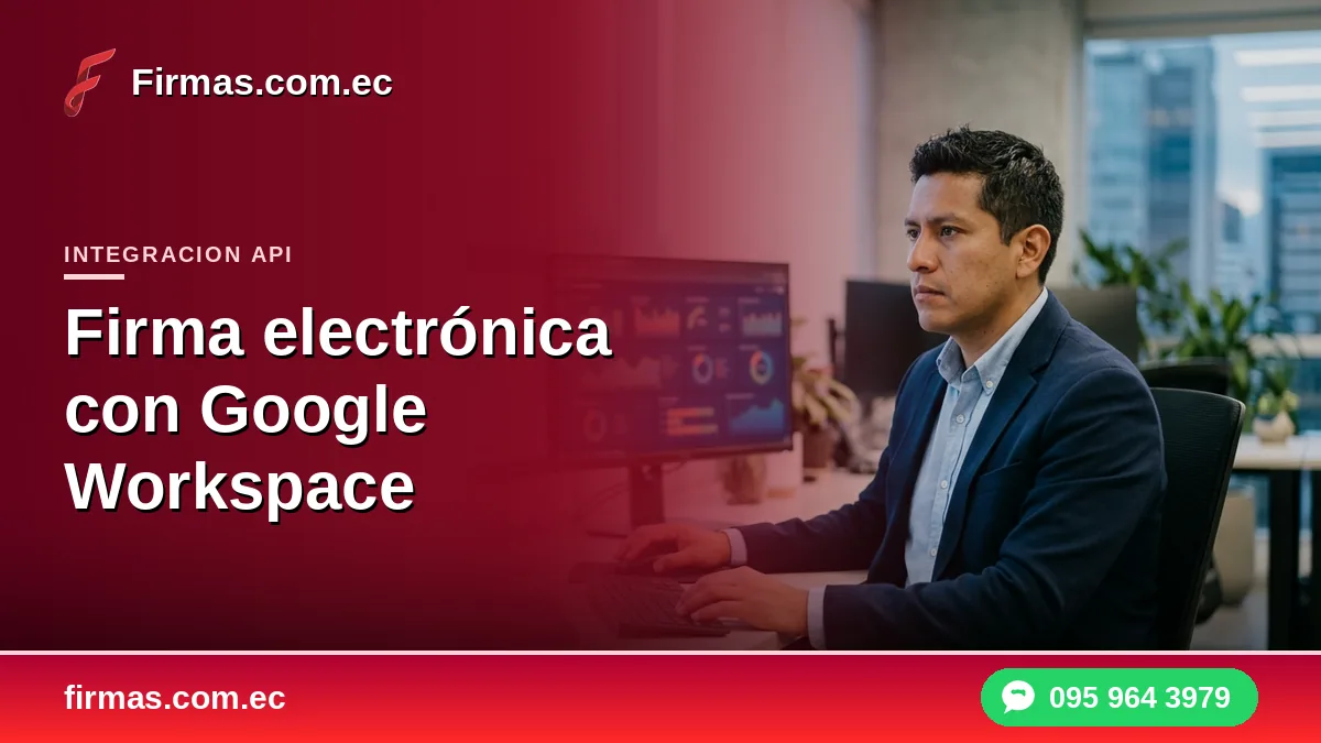 Firma electrónica con Google Workspace