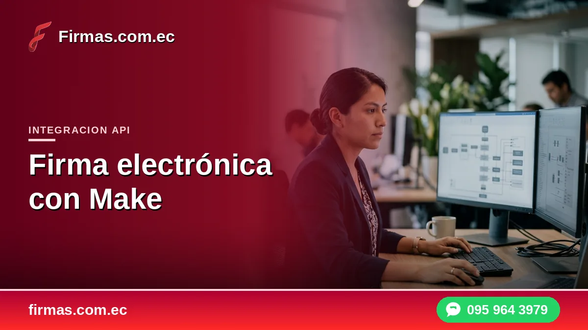Firma electrónica con Make