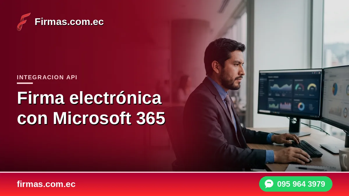 Firma electrónica con Microsoft 365
