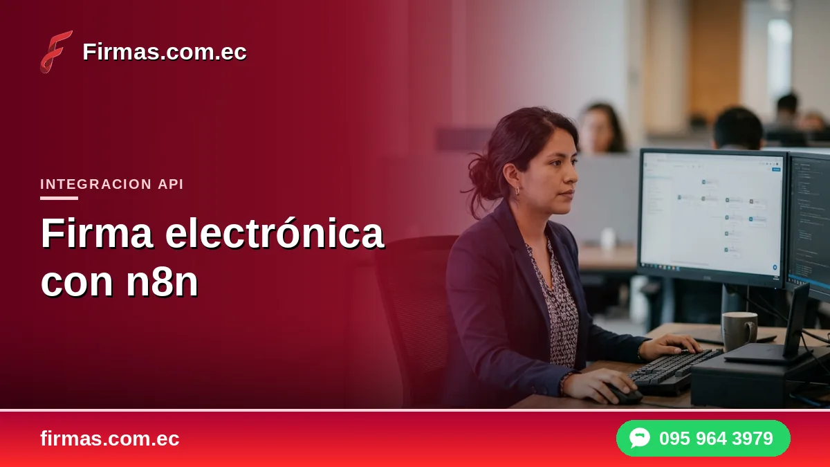 Firma electrónica con n8n