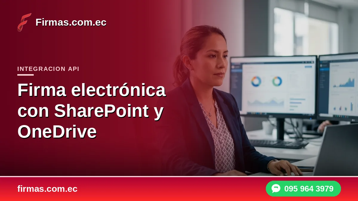 Firma electrónica con SharePoint y OneDrive