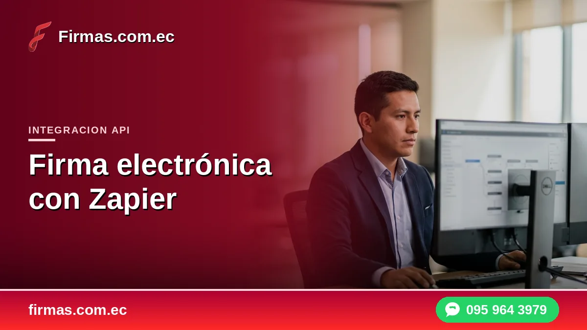 Firma electrónica con Zapier