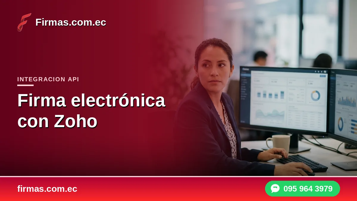 Firma electrónica con Zoho