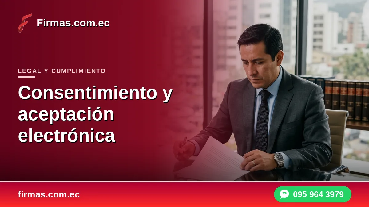 Consentimiento y aceptación electrónica: cuándo basta y cuándo hace falta firmar