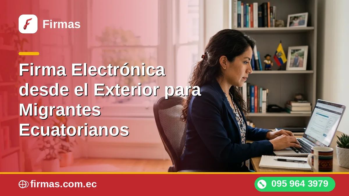 Firma Electrónica desde el Exterior para Migrantes Ecuatorianos