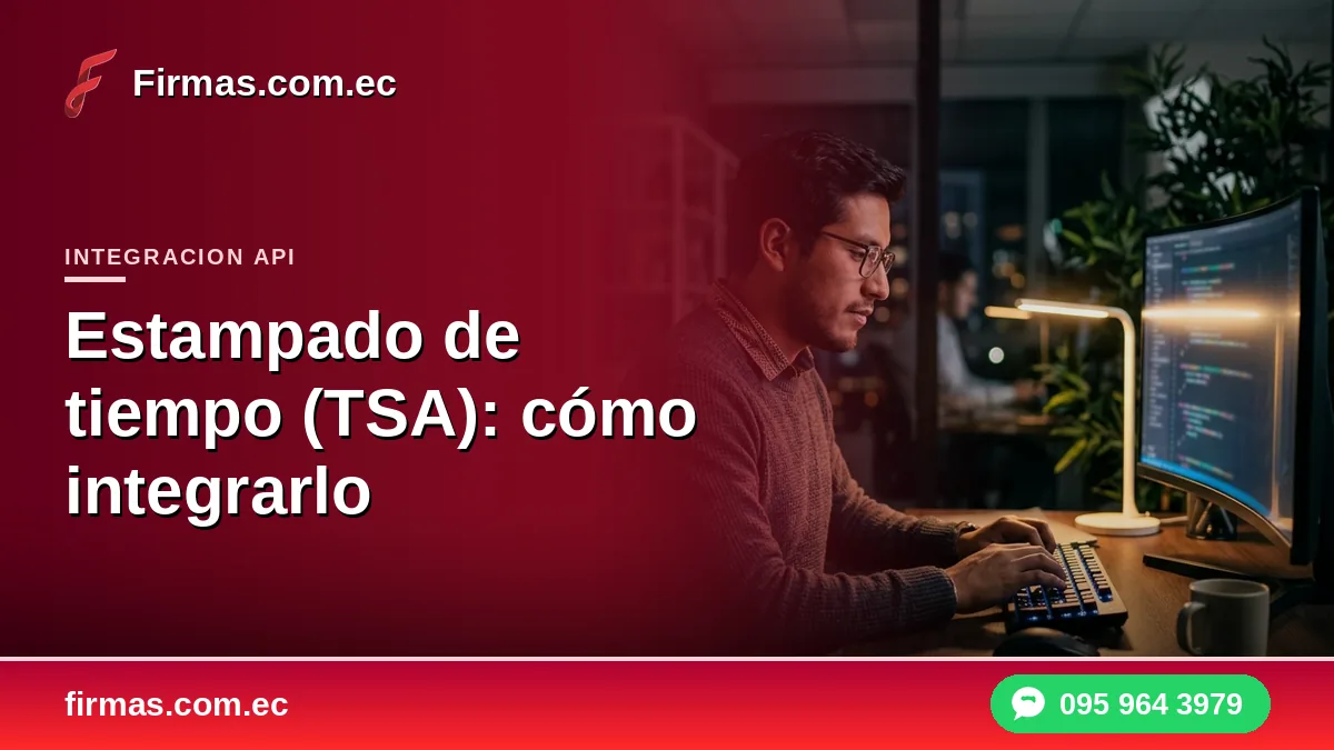 Estampado de tiempo (TSA): cómo integrarlo