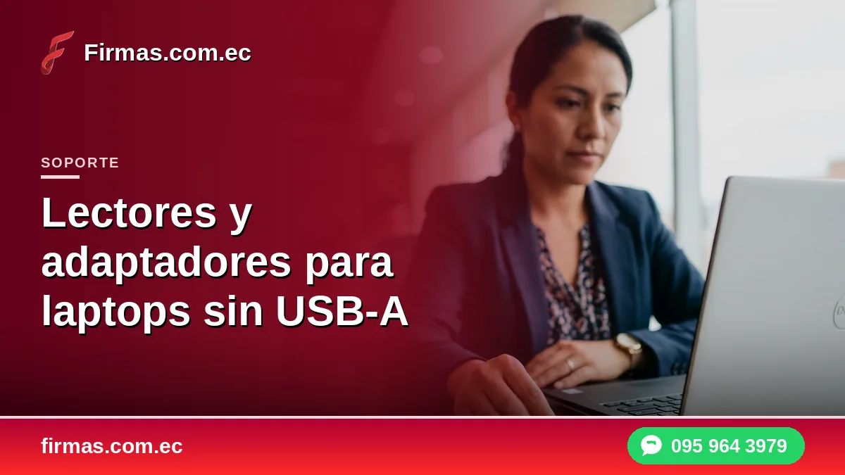 Lectores y adaptadores para laptops sin USB-A