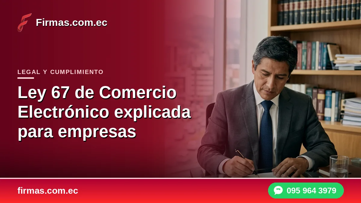 Ley 67 de Comercio Electrónico explicada para empresas