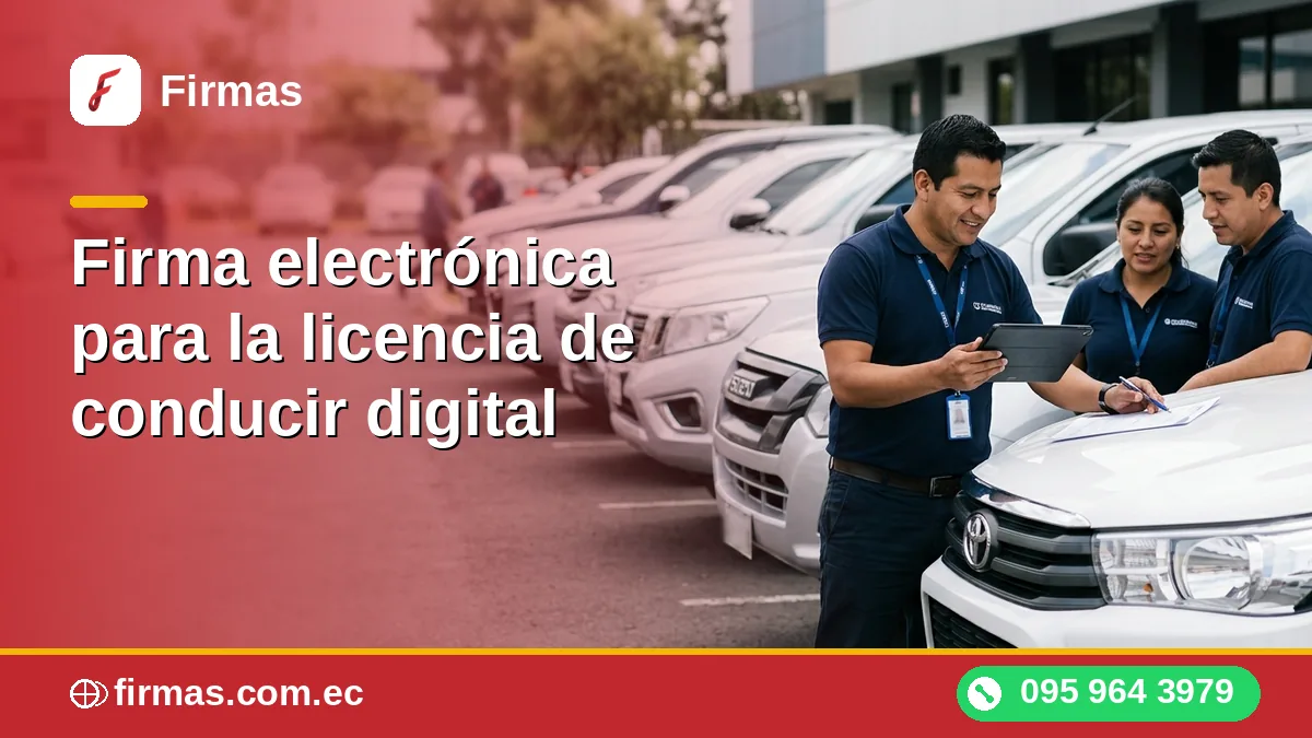 Firma electrónica y licencia de conducir digital: guía para flotas