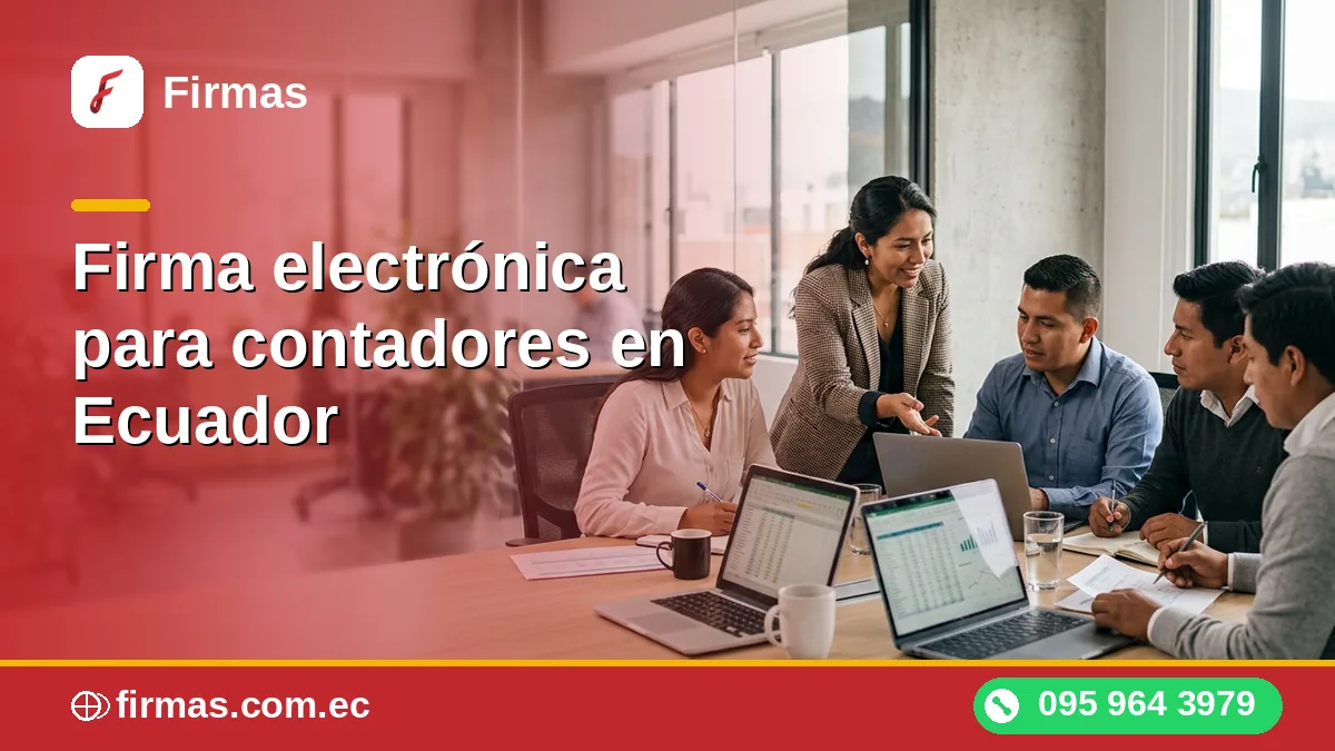 Firma electrónica para contadores en Ecuador