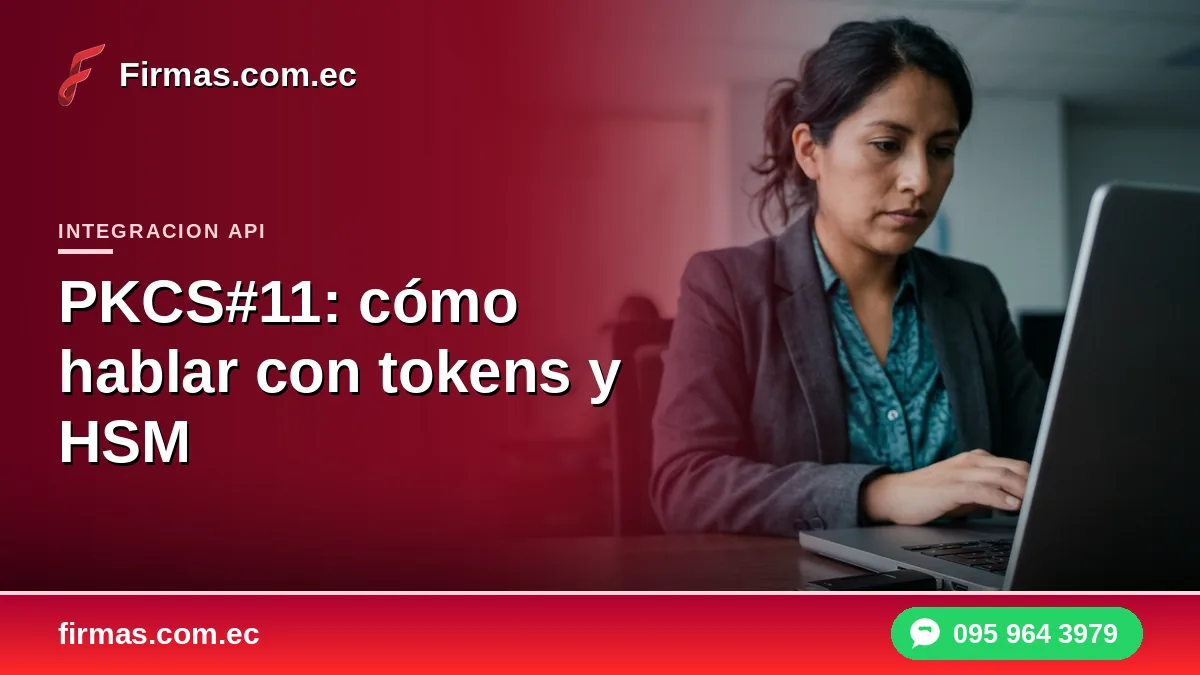PKCS#11: cómo hablar con tokens y HSM