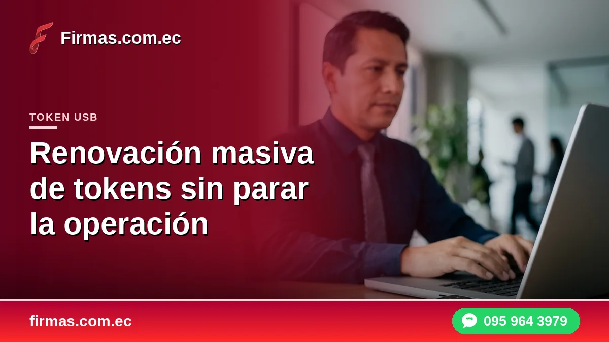 Renovación masiva de tokens sin parar la operación