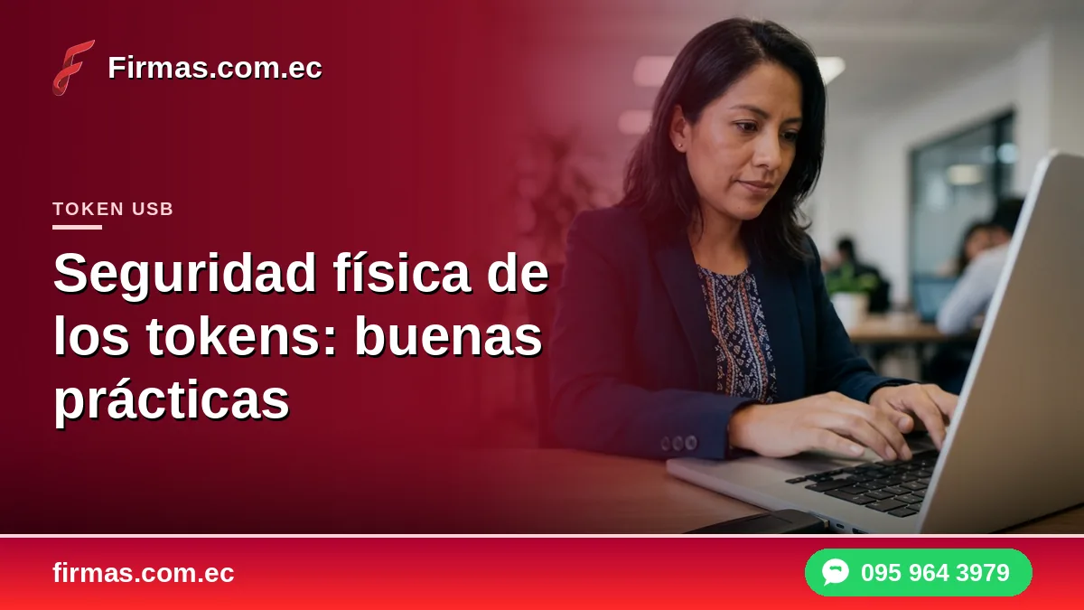Seguridad física de los tokens: buenas prácticas