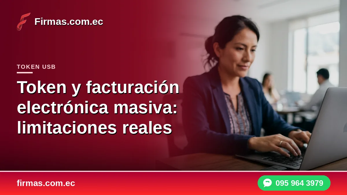 Token y facturación electrónica masiva: limitaciones reales