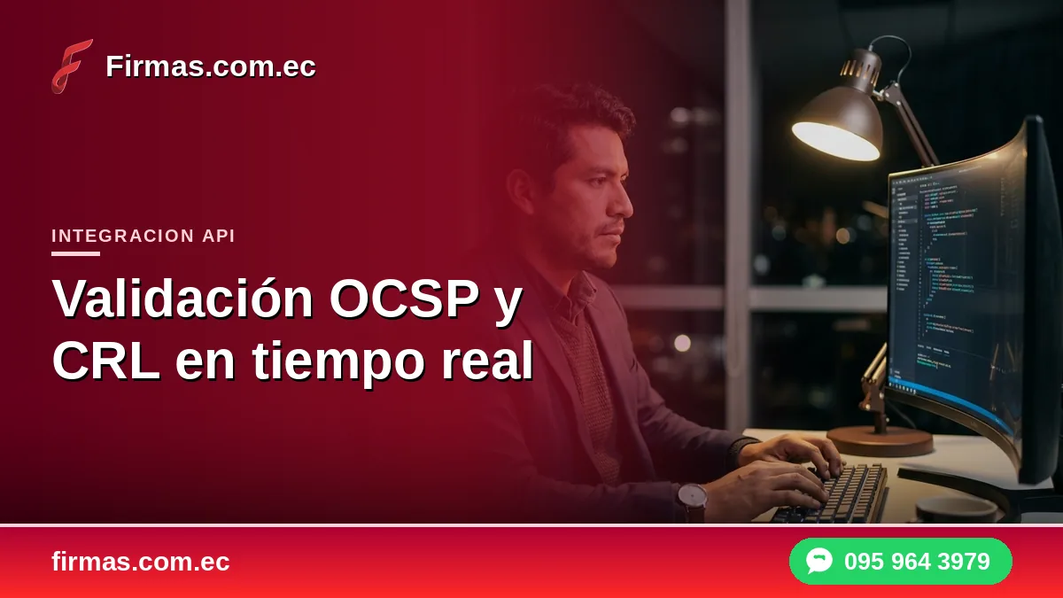 Validación OCSP y CRL en tiempo real
