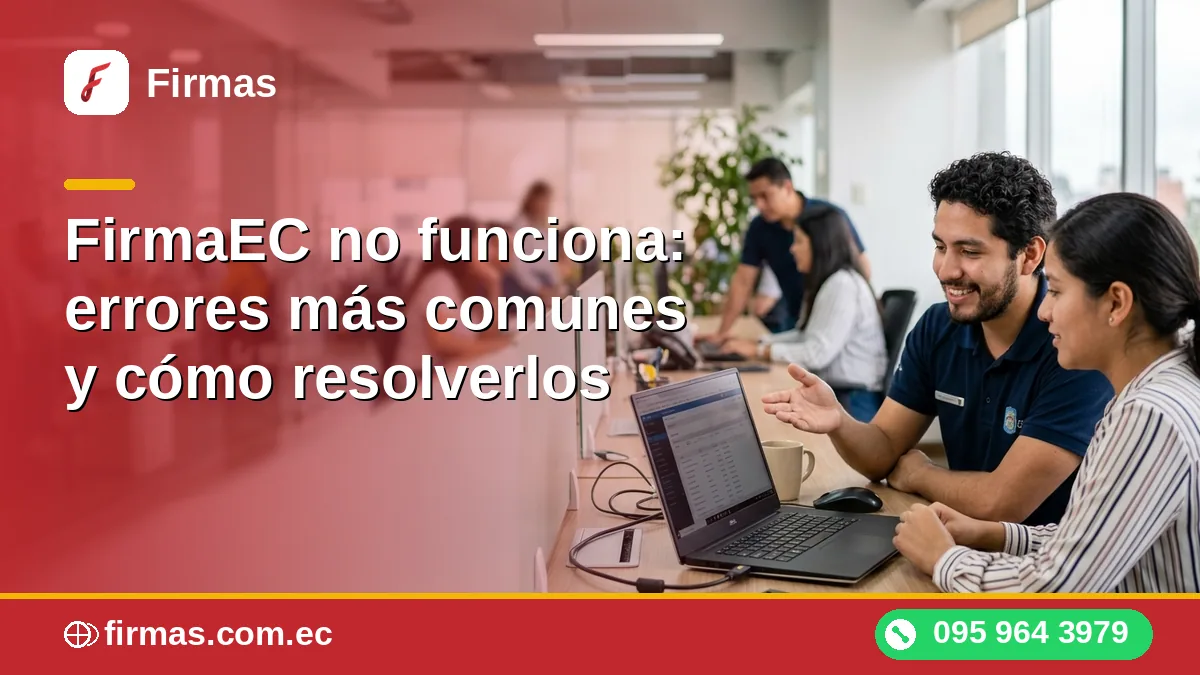 FirmaEC no funciona: errores más comunes y cómo resolverlos
