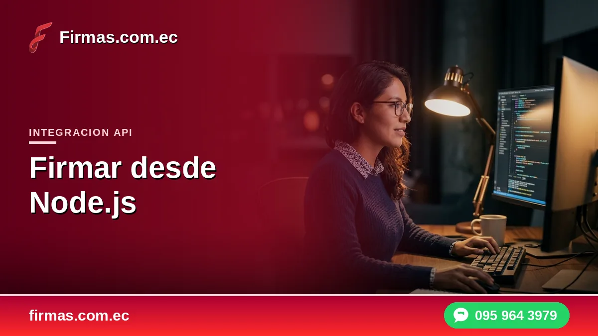 Firmar desde Node.js