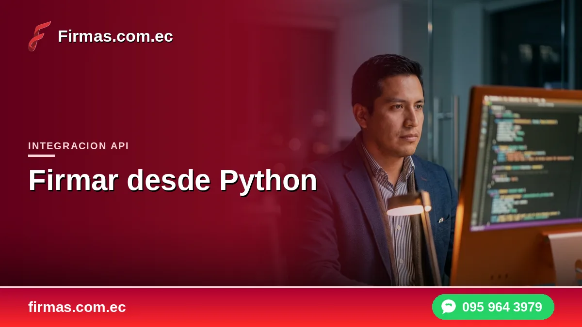 Firmar desde Python
