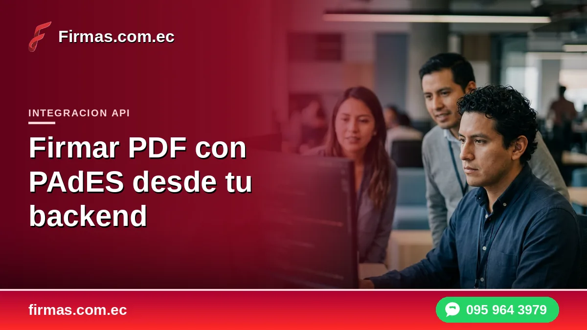 Firmar PDF con PAdES desde tu backend