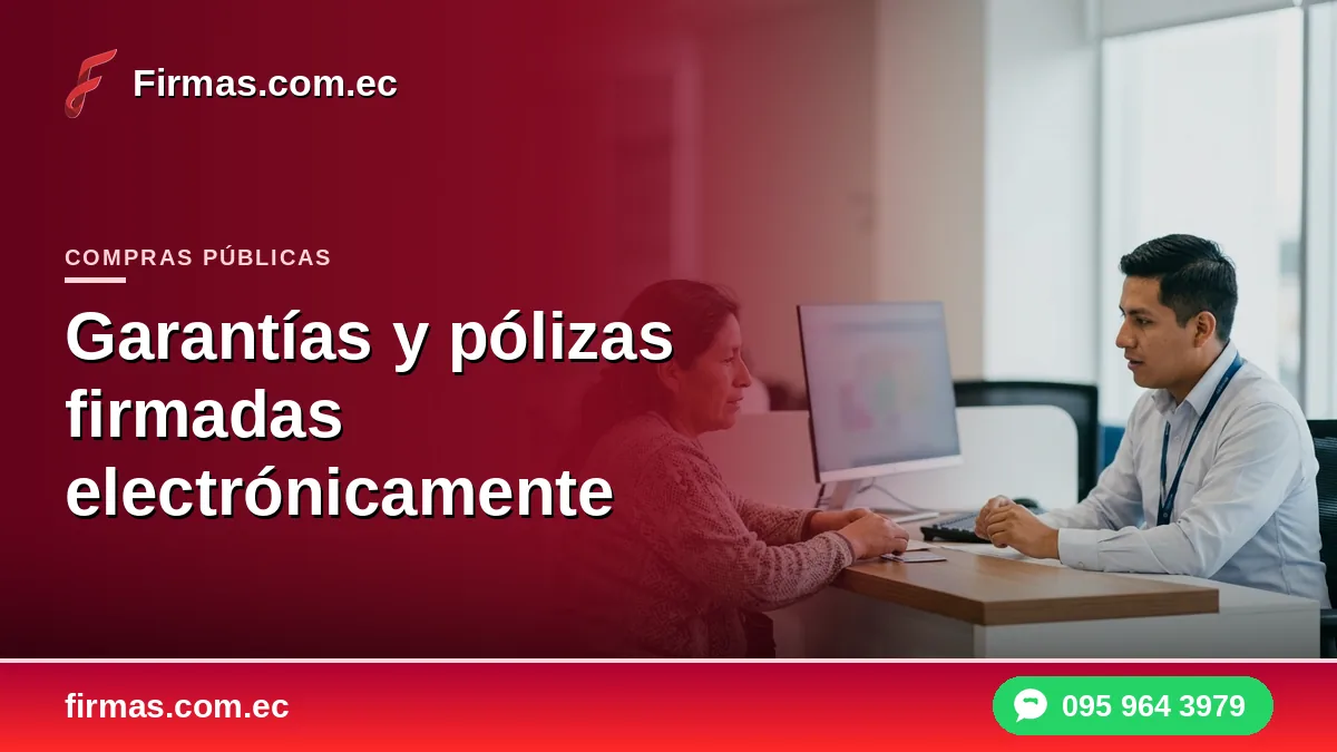 Garantías y pólizas firmadas electrónicamente: guía práctica