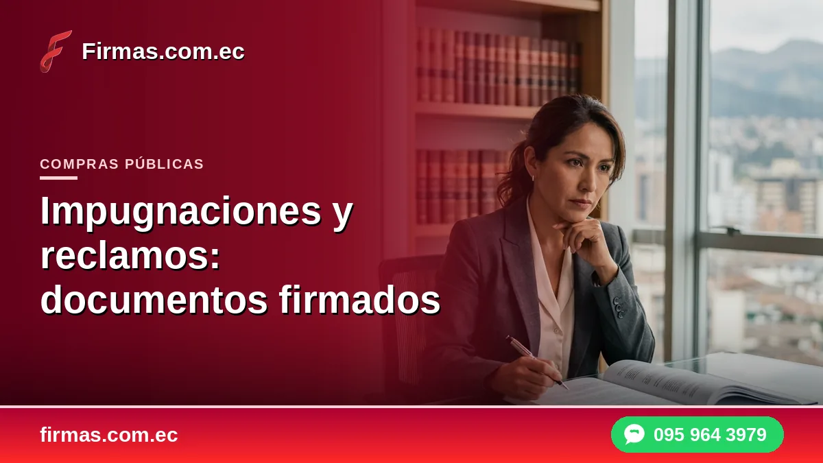Impugnaciones y reclamos: el valor de los documentos firmados