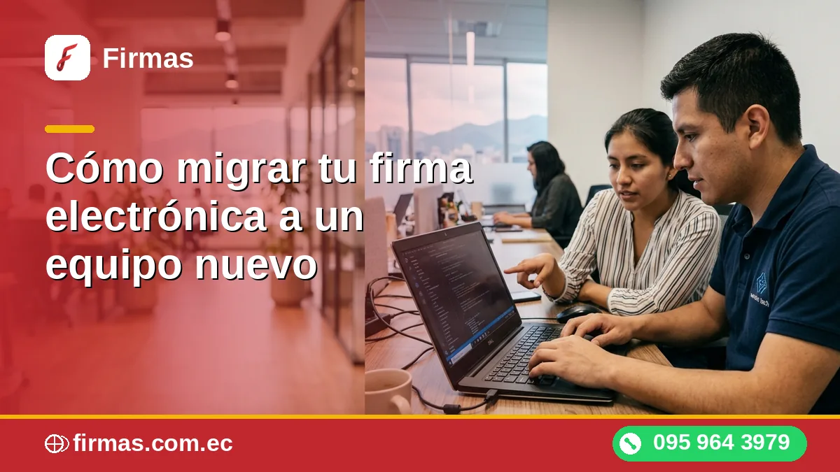 Cómo migrar tu firma electrónica a un equipo nuevo