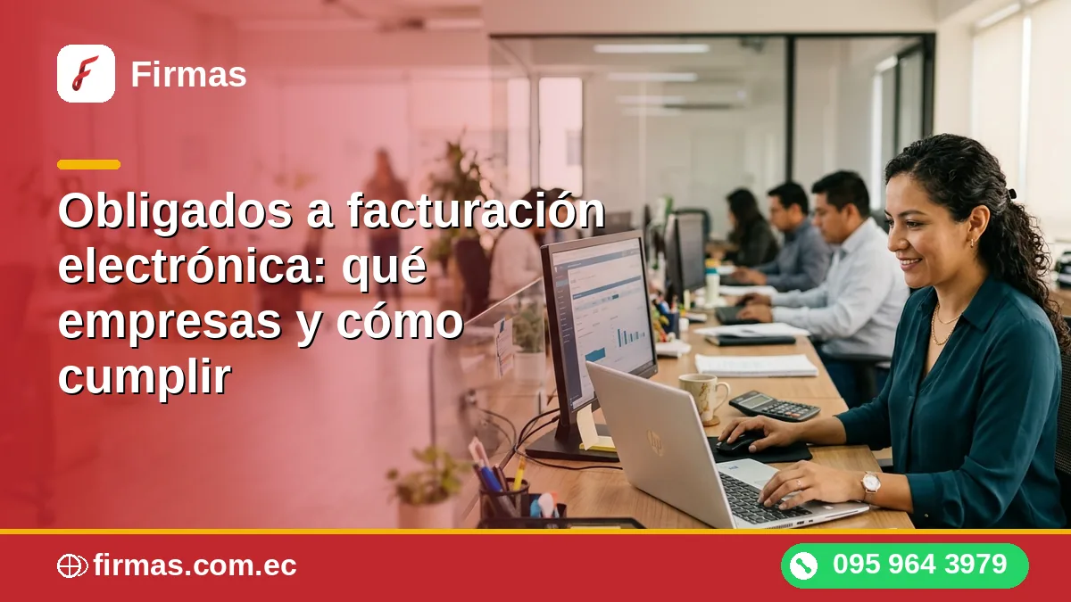 Obligados a facturación electrónica: qué empresas y cómo cumplir