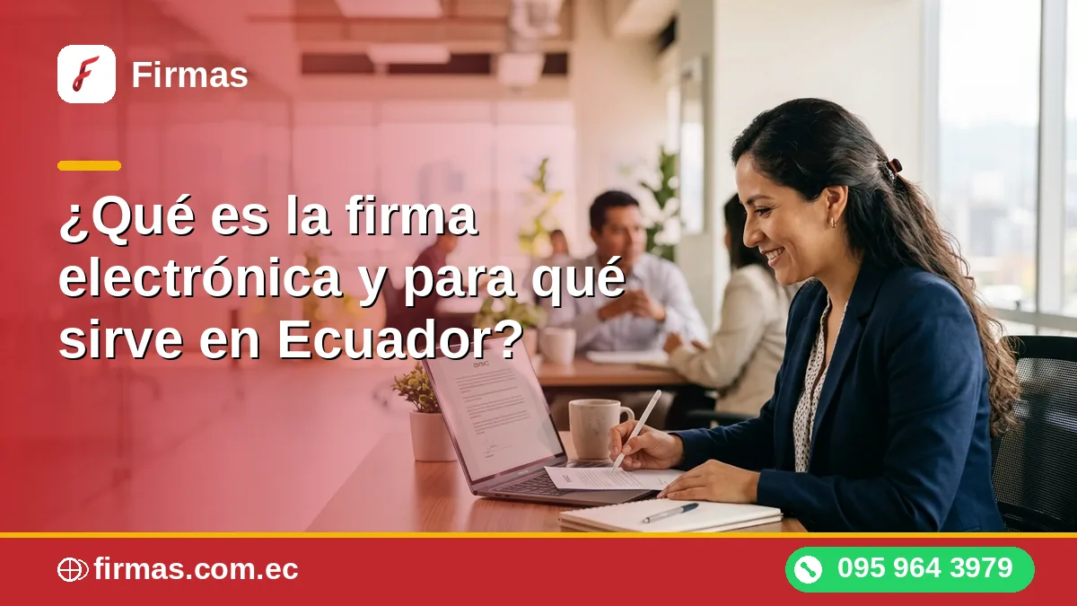¿Qué es la firma electrónica y para qué sirve en Ecuador? Guía para empresas