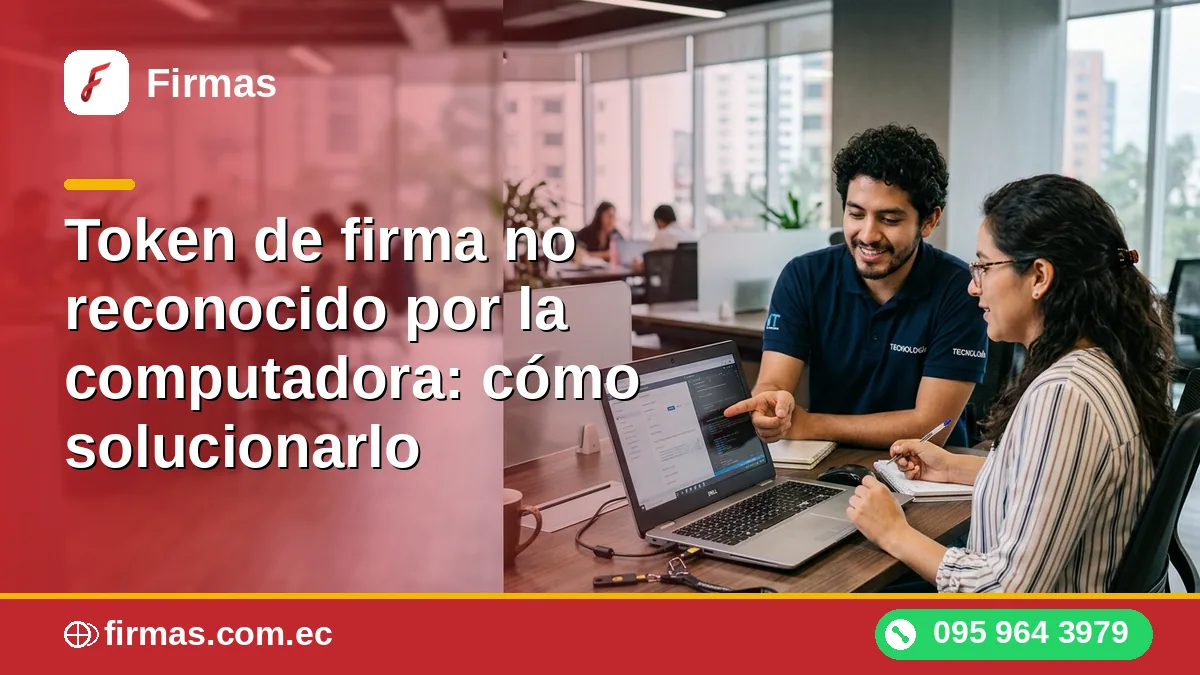 Token de firma no reconocido por la computadora: cómo solucionarlo